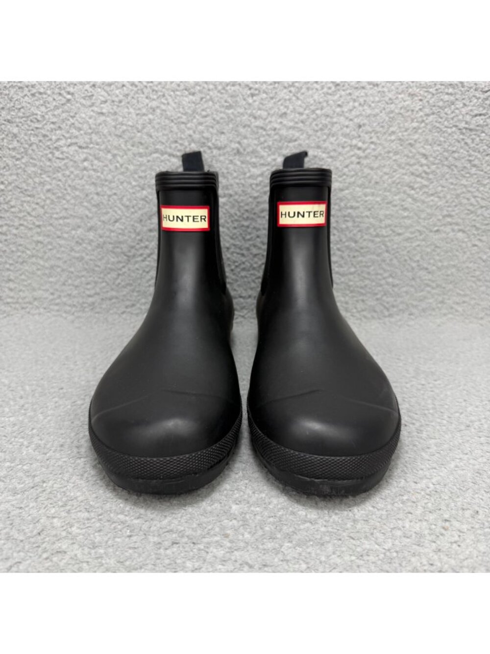 Hunter Boots Womens 10 Shoes Black Rubber Original Chelsea Rain Waterproof Ankle - Picture 4 of 11